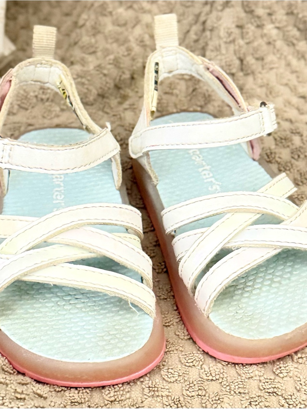Carter's Brooky Lighted Girls' Butterfly Sandals